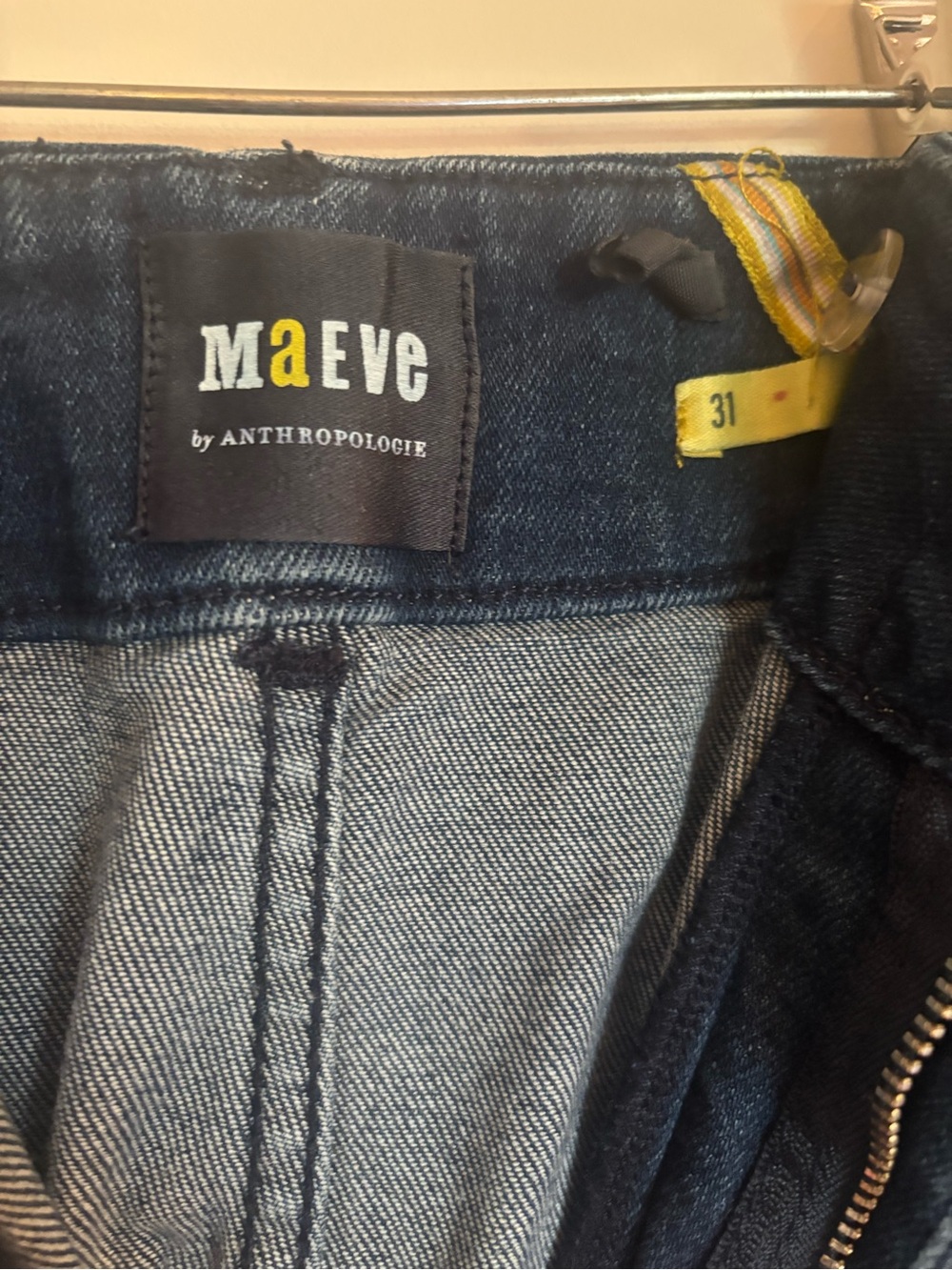 Maeve cropped Colette pants size 31. Indigo blue. GUC - Picture 4 of 9